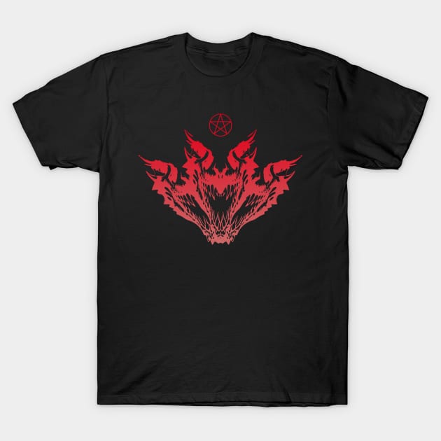 Hell - Three Demons T-Shirt by Scailaret